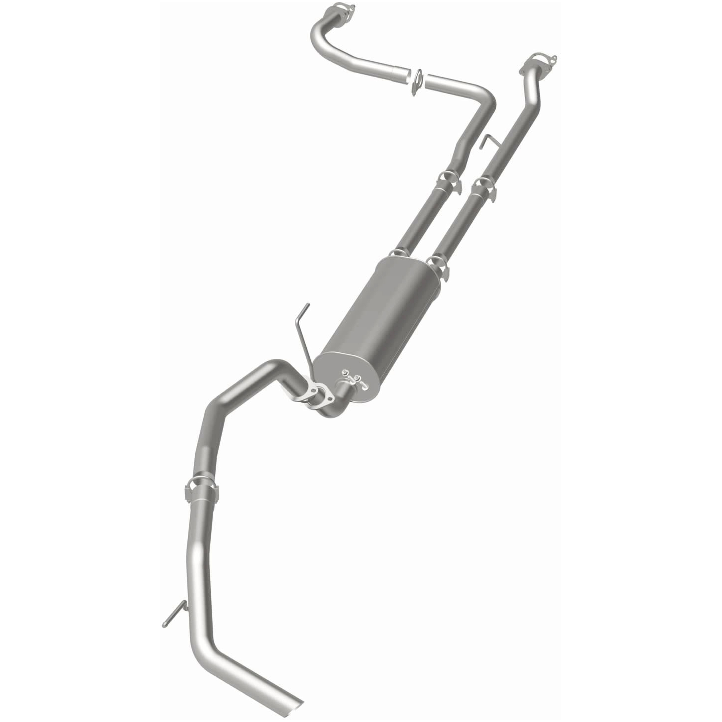 BRExhaust OE Replacement Exhaust System Kit 106-0742: Compatible with 2007-2010 INFINITI QX56 5.6L, 2007-2015 Nissan Armada 5.6L, 2004-2015 Nissan TITAN 5.6L