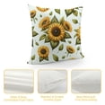 thumbnail image 4 of GOSMITH  Yellow Sunflower Throw Pillow Case Square Sofa Cushion Cover Home Decorative Armchair Bedroom Livingroom Standard Pillowcase, 4 of 5