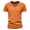 Orange, variant on Bcfgryg Mens Fashion Casual Solid Color Cotton V Neck Short Sleeve T Shirt Top Plain T-shirts Men