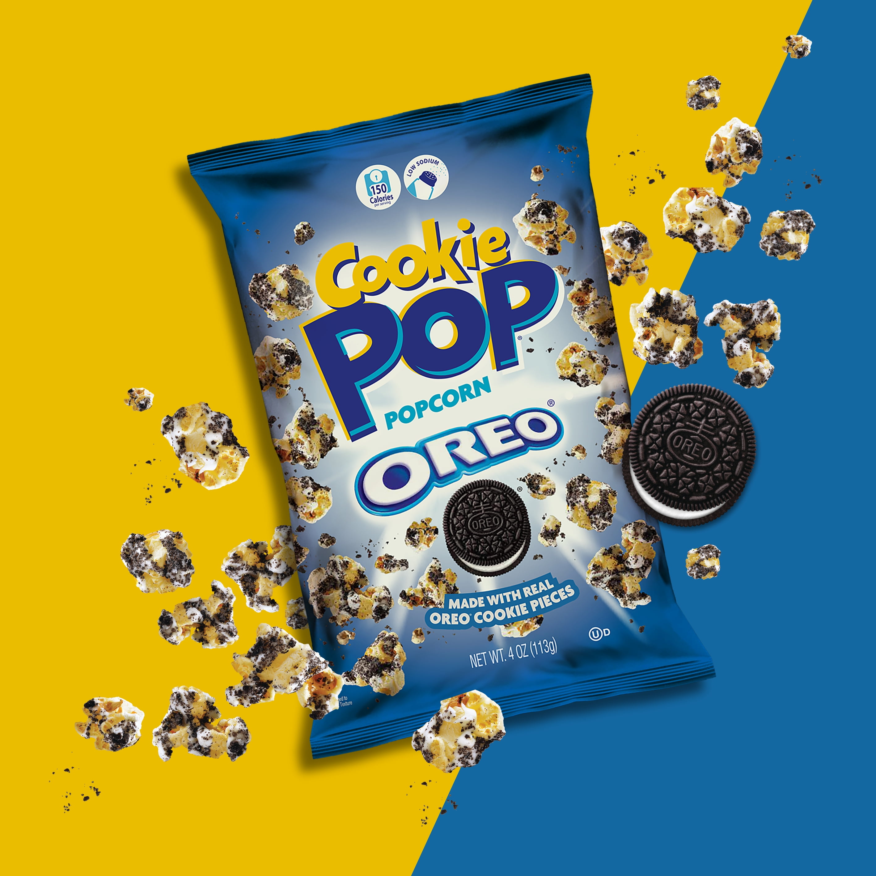 (3 pack) Cookie Pop OREO Popcorn, 4 oz.