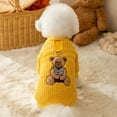 thumbnail image 2 of LANFENG Dog Winter Sweater Warm Dog Coat Cute Bear Pattern Dog Shirt Dog Sweater Dog Outfits Christmas Dog Clothes Dog Overalls Dog Sweatshirt Puppy Hoodie, 2 of 6