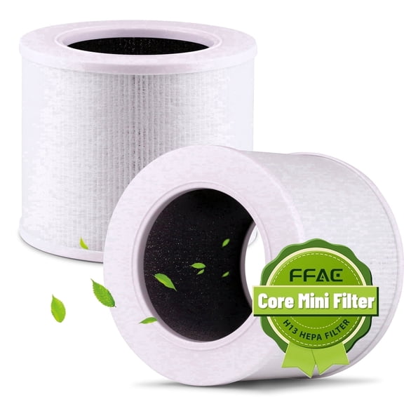 FFAC 2 Pack Core Mini Replacement Filters for LEVOIT Core Mini-P and AromaRoom AP100-A, AP102, AP100-B, AP100-C Air Purifier