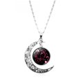 thumbnail image 1 of 12 Constellation Demi-Lune Signe du Zodiaque Astrologie Pendentif Collier, 1 of 10