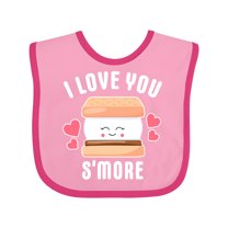 Inktastic I Love You Smore with Cute Food Valentine Girls Baby Bib