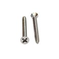 thumbnail image 3 of Bolt Dropper 6 X 1-1/2'' Chrome Coated Stainless Flat Head Phillips Wood Screw, (50 Pack), 18-8 (304) Corrosion Resistant, 3 of 7