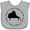 AC-Heather Grey, variant on Inktastic Future Piano Player Boys or Girls Baby Bib