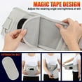 thumbnail image 3 of 1pc Decompression Back Belt, Lower Lumbar Support Back Brace With Inflatable Hand Pump, 3 Temperature Adjustable And 3 Heating And 3 Vibration Massage Modes, Scoliosis Back Pain Relief, 3 of 8