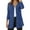 Blue, variant on Womens Cardigan Sweaters Long Sleeve Trendy Loose Casual Open Front Solid Color Comfort Breathable Tops Blue XXL