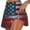 Z4-Multicolor-womens clothes, variant on Wiyuqeen Women's 4th of July Skort High Waist Lightweight Golf Skirts with Shorts Flowy American Flag Skorts Red White Blue Golf Skort