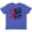 Retro Heather Royal, variant on Inktastic Never Stop Fighting Stroke Awareness Red Ribbon Youth T-Shirt
