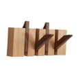 thumbnail image 2 of Perchero de madera para pared con forma de piano, perchero con gancho para colgar en la pared, único, abatible hacia abajo, moderno para entrada de 4 teclas, 2 of 9