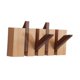 thumbnail image 2 of Perchero de madera para pared con forma de piano, perchero con gancho para colgar en la pared, único, abatible hacia abajo, moderno para entrada de 4 teclas, 2 of 9