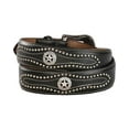 thumbnail image 2 of Nocona N2479201-42 Mens Top Hand Studded Tab with Star Belt, Black - Size 42, 2 of 2