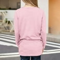 thumbnail image 6 of FUZHIQ Girls Long Sleeve Toddler Boys Girls Autumn Long Sleeve Solid Prints T Shirt Tops Light Pink for 11-12 Years, 6 of 6