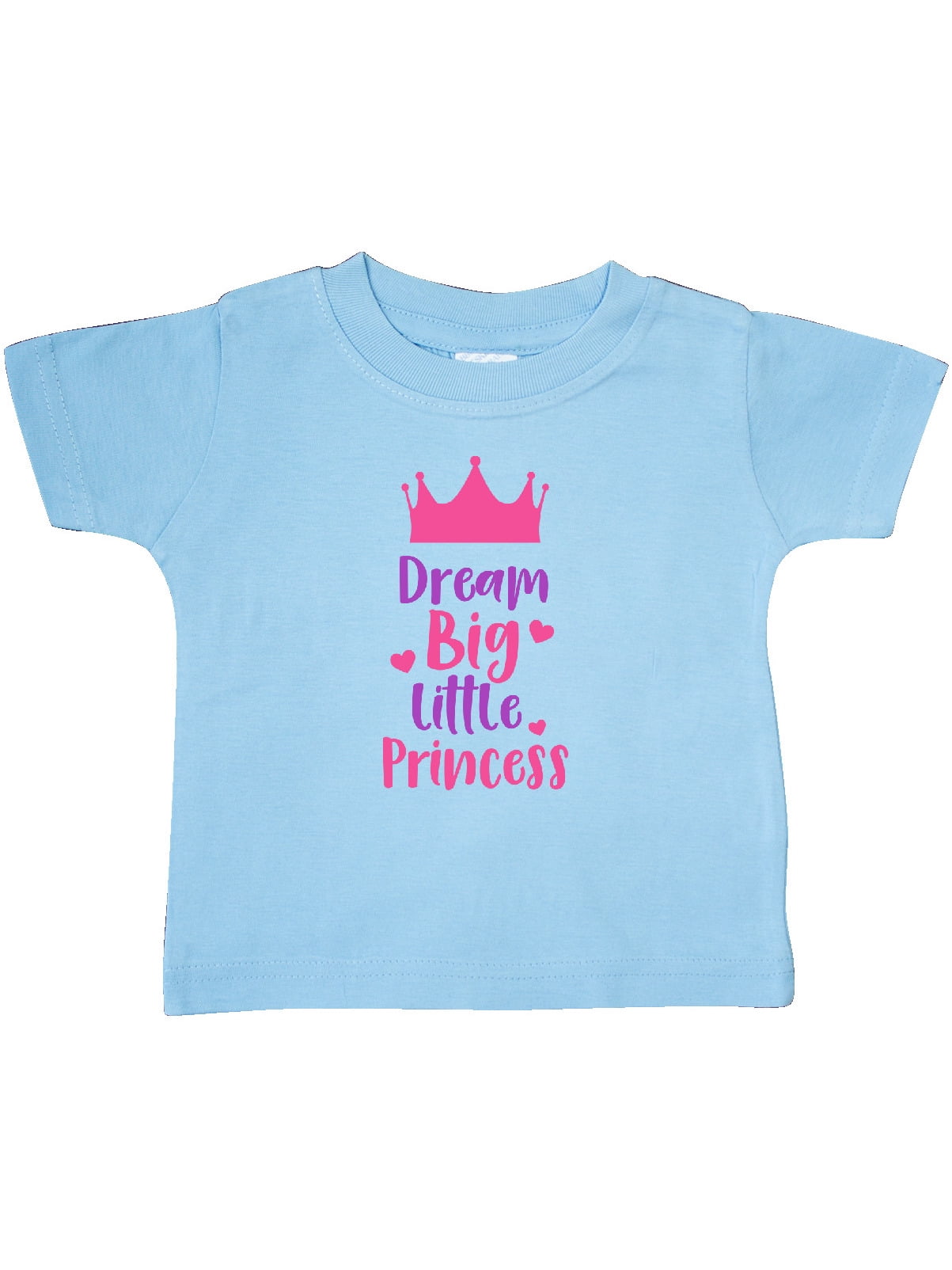 Crown Pink Purple Toddler T-Shirt inktastic Dream Big Little Princess 