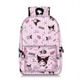 thumbnail image 1 of Sanrio Kuromi-mochila de Anime Melody para estudiantes de escuela primaria, bolso de hombro con estampado de dibujos animados, bolsa de almacenamiento para niñas lindas, nuevo Fivean unisex, 1 of 2