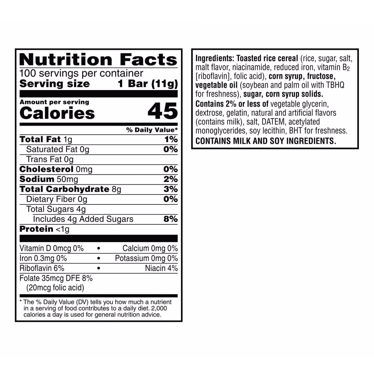 Kelloggs Rice Krispies Treats Halloween Mini Squares (100 Count)