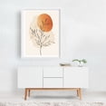 thumbnail image 2 of Abstract Botanical Line Art - Line Drawing Minimalist Abstract Line Art Boho Botanical Modern Art Floral White Framed Wall Art Print 6 x 8 inches, 2 of 3