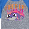 thumbnail image 3 of Frozen 2 - Fired Up - Toddler And Youth Raglan Graphic T-Shirt, 3 of 4