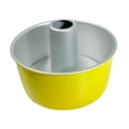 thumbnail image 4 of Molde para pastel Angel Food, redondo, antiadherente, con base desmontable y hueco. Amarillo, 4 of 9