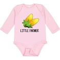 thumbnail image 3 of Inktastic Little Farmer with Corn Boys or Girls Long Sleeve Baby Bodysuit, 3 of 5