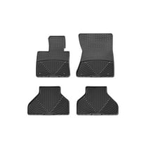 WeatherTech All-Weather Floor Mats compatible with BMW X5 35i, X5 48i, X6 50i, X5 35d, X5 4.8i, X5 50i - 1st & 2nd Row, Black