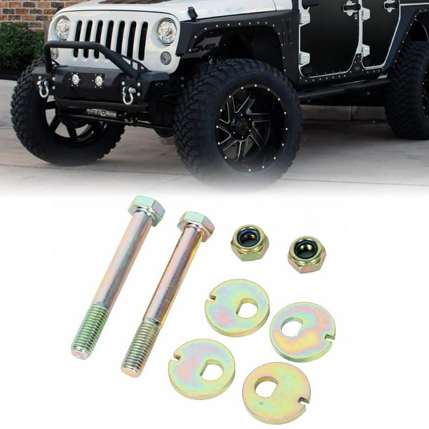 Kojem Cam Bolt Kit Pair Alignment Set Front Lower Control Arm for Jeep