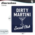 thumbnail image 4 of Stupell Industries Mid-Century Retro Dirty Martini Club Canvas Art, 16 x 20, by Lettered and Lined, 4 of 8