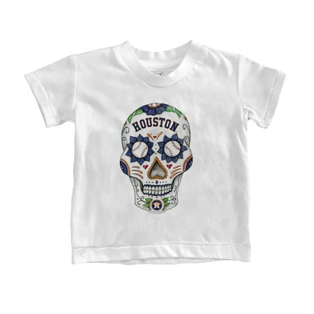 

Infant Tiny Turnip White Houston Astros Sugar Skull T-Shirt