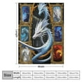 thumbnail image 4 of ONETECH for Boys Men Dragon Throw Blanket for Kids Adults Ultra Soft Cozy Flannel Blanket for Couch Sofa ​Bed Gift Blanket, 4 of 6