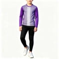 thumbnail image 4 of Kids Goalkeeper Uniform, Multicolor Long Sleeve Football Training Set, Soccer Goalie Jersey & Pants For Boys & Girls Purple 9-10 Years, 4 of 5