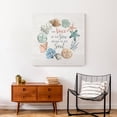thumbnail image 4 of Creative Products Voice Of The Sea Wreath 30 x 30 Canvas Wall Art, 4 of 5