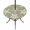 Seaweed Green, variant on Round Outdoor Tablecloth with Umbrella Hole and Zipper, Black Starfish Coastal Tablecloth with Elastic Waterproof, Nautical Summer Ocean Abstract Art Patio Table Covers for 55" - 60" Pool Tables