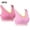 Hot Pink, variant on WREESH 2 Pack Support Bra Adaptive Bra Women Lace Splicing Glossy Comfortable Breathable Bra Underwear No Underwire Bras Underwear Beige