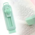 thumbnail image 2 of 1 Pack Rubber Erasers Sliding Retractable Eraser, 0.98x3.35" Soft Cute Erasers Push Pull Large Pencil Eraser with Plastic Sleeve,Sliding Retractable Pencil Eraser with Plastic Sleeve,Green-Heart, 2 of 8