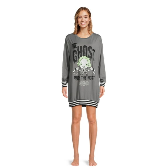 Warner Bros. Beetlejuice Women's Sleepshirt, Sizes XS-3X