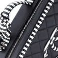 thumbnail image 6 of Pre-Owned Filigree Vanity Case Quilted Caviar with Striped Leather Large By Rebag, 6 of 8