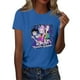 thumbnail image 2 of Moonsky Camiseta unisex Huntrix Dem-0n, colores cómodos, camiseta Huntrix para niñas, camiseta Mira Rumi Joey, merchandising, regalo juvenil para fans del K-pop (Azul 2XL), 2 of 4