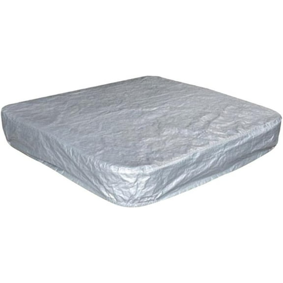 Waterproof Sunproof SPA Cover Protector, High Quality 210D Polyester Canvas Outdoor Square Hot Tub Cover, Heavy Duty Replacement With Elastic Hem For Secure Fit, 231X231X30Cm, Uv