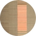 thumbnail image 1 of Ahgly Company Machine Washable Indoor Round Contemporary Sand Brown Area Rugs, 4' Round, 1 of 7