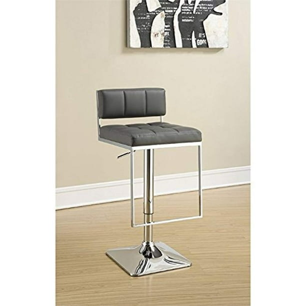 Coaster Home Furnishings 100195 Adjustable Bar Stool, Grey - Walmart.com - Walmart.com
