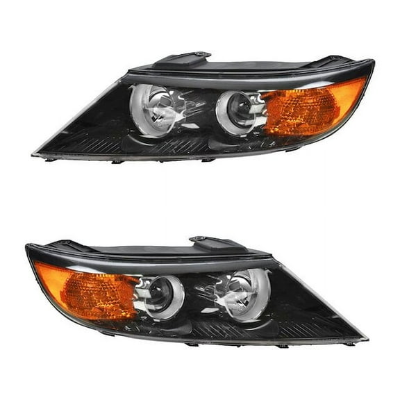 Headlight Assembly Set 2 Piece - Compatible with 2011 - 2013 Kia Sorento 2012