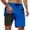 Z01-Blue, variant on Kcolen Mens Swim Trunks 7 Inch Compression Elastic Waist Swim Shorts Lightweight Mens Bathing Suit 9 Inch Inseam Soft Compression Liner Summer Beach Swimming Shorts for Men
