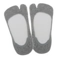 thumbnail image 4 of Low Cut Socks Women Non-slip Invisible Flats Boat Socks , Gray, as described, 4 of 8