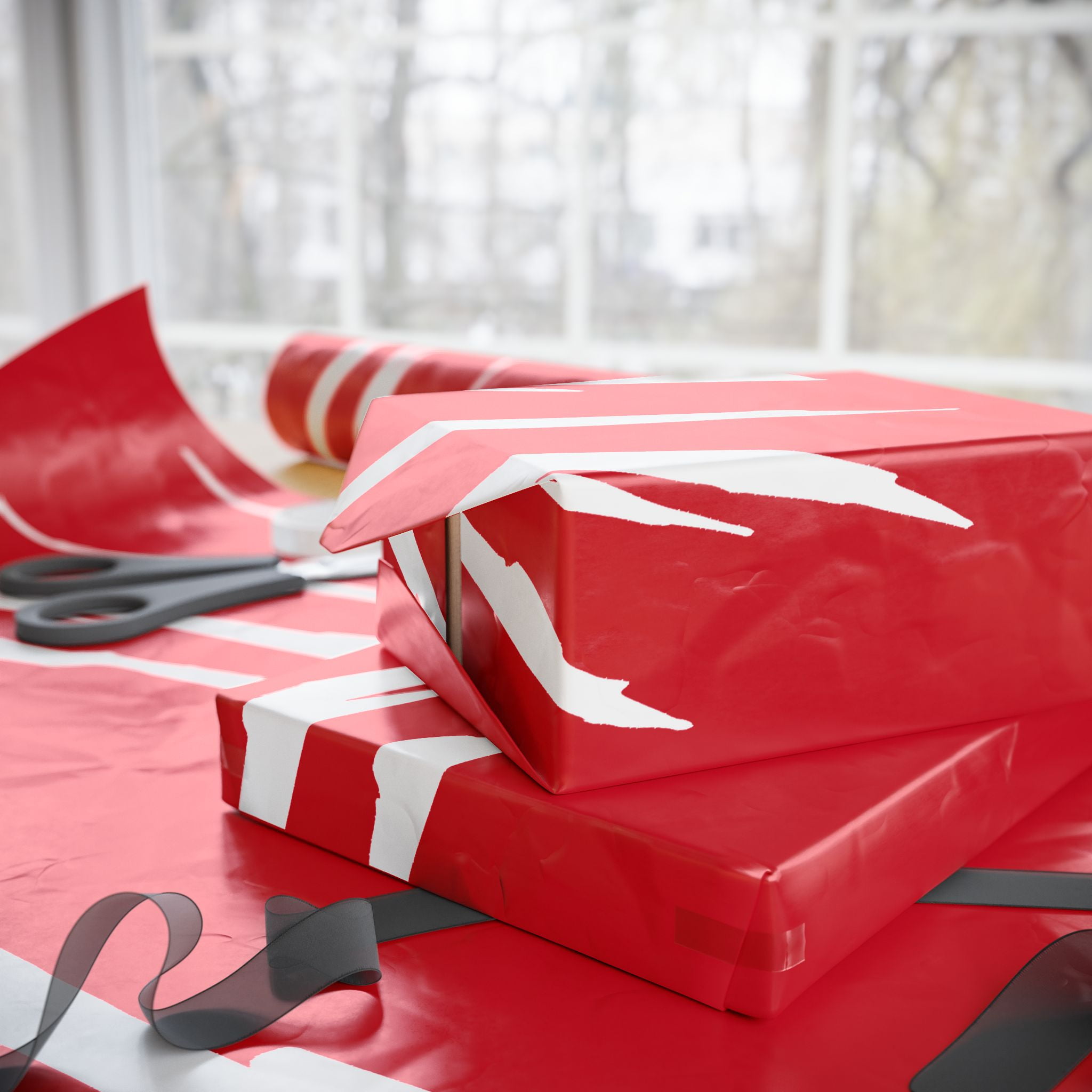 Effete Feline Claw Marks Scratch Gift Wrap Papers