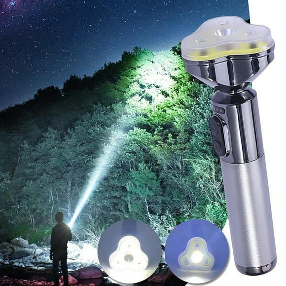 Meitianfacai LED Torch Flashlight Strong Light Portable Searchlight Outdoor Camping Tent Lamp Type-C Electrodeless Dimming Warm Light Lamp High Lumens Flashlight for Home Camping Hiking Outdoor Gear