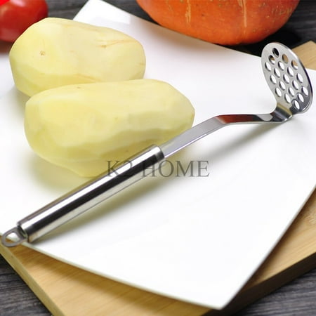 

K2 Home High Quality Stainless Steel Potato Fruit Masher Vegetable Food Press Small Potato Riser Crusher