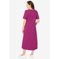 thumbnail image 2 of Woman Within Plus Size Layered Knit Empire Dress, 2 of 4