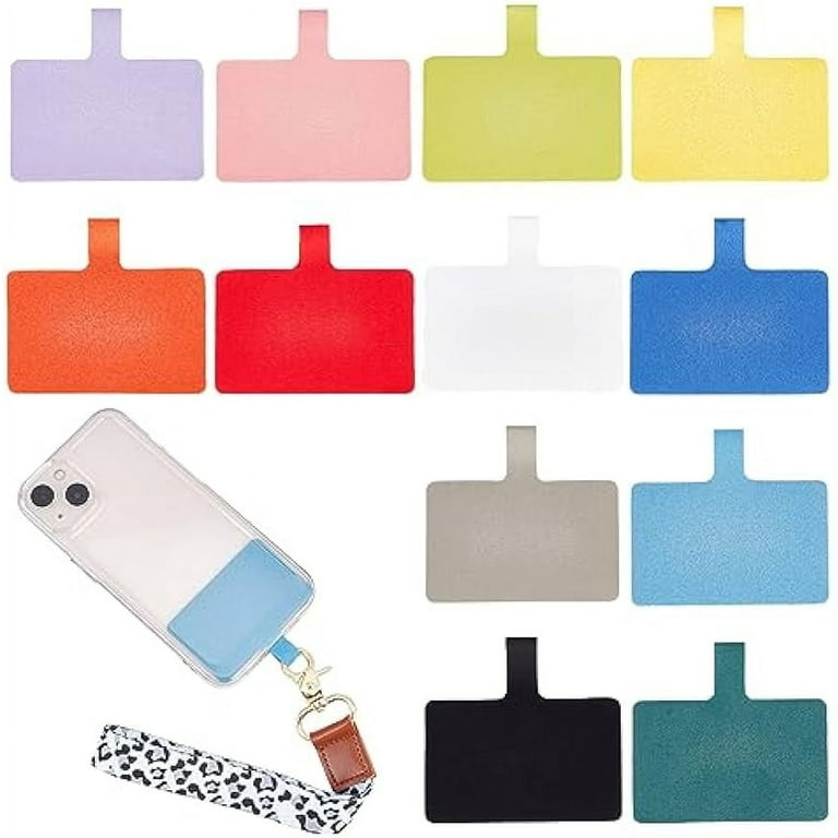Phone Tether Tab - 16 Parches Universales Sin Adhesivo Para Correa De Teléfono, Colores Variados, Fácil De Usar