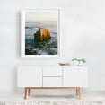 thumbnail image 2 of San Diego Sunset Cliffs II - San Diego California Photography Seascape Ocean Coast Sunset Nature Waves Scenic White Framed Wall Art Print 16 x 20 inches, 2 of 3